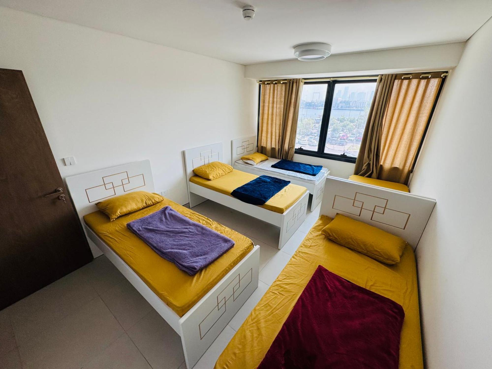 Wow Amazing Burjkhalifa,sea,sunset,ship,park View,only Male Hostel-airport,metro,mall,golf,bus,park Near Oda ve Kahvaltı *