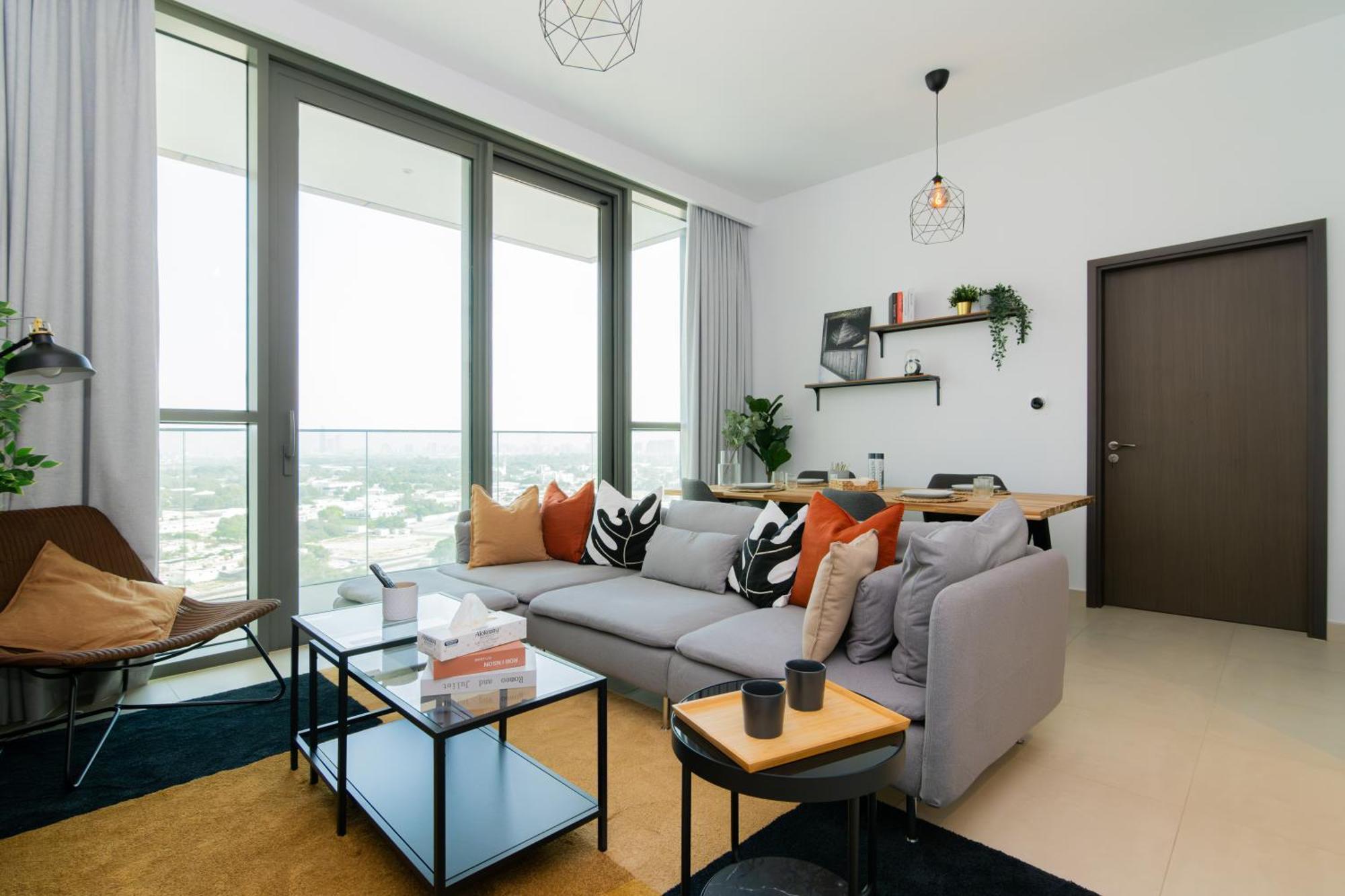 Apartment Elite Escape - 1 Bhk Getaway With Mall Access - 1502 Dubai