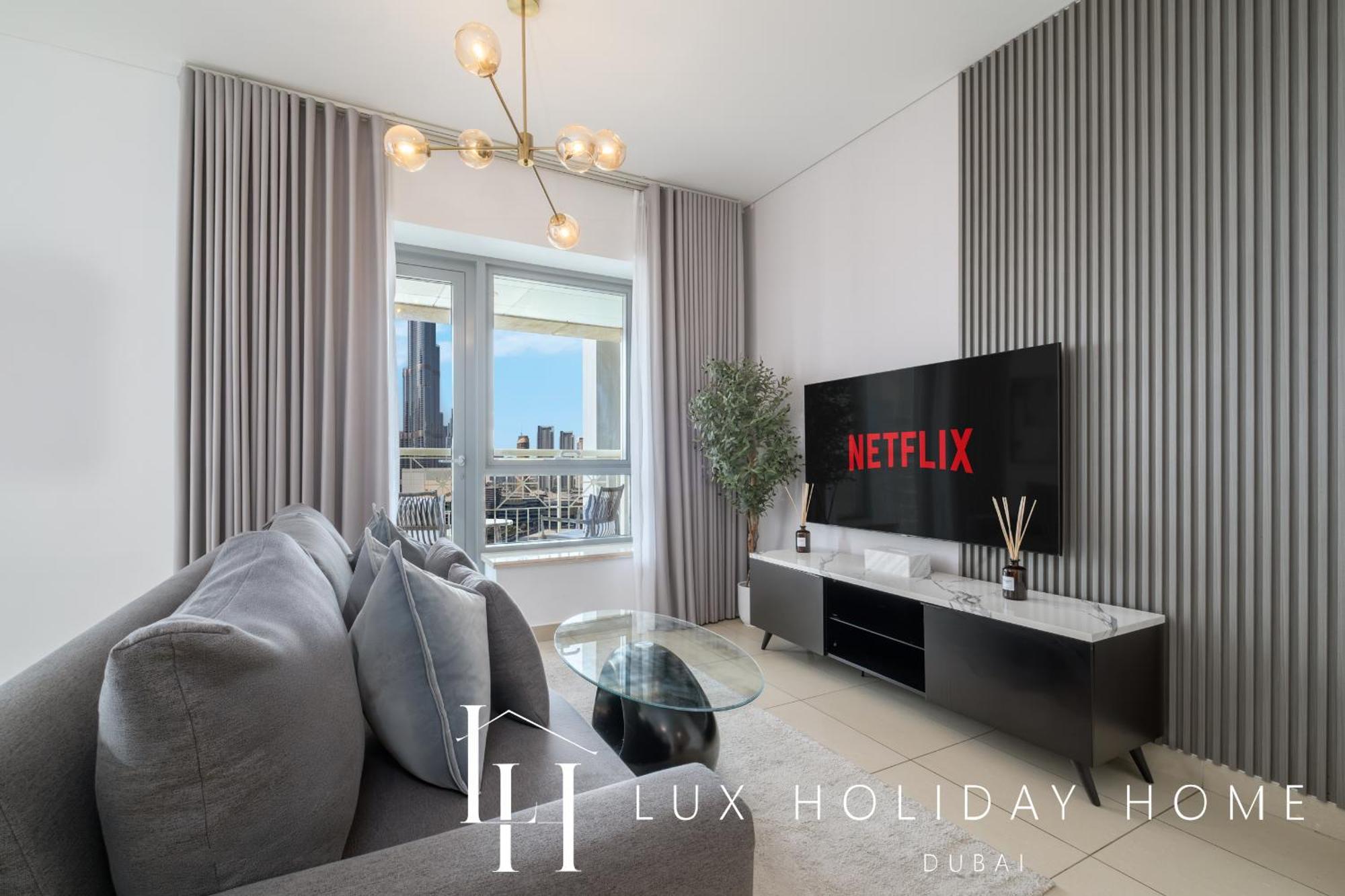 Lux The Burj Khalifa Fountain View Apartment *