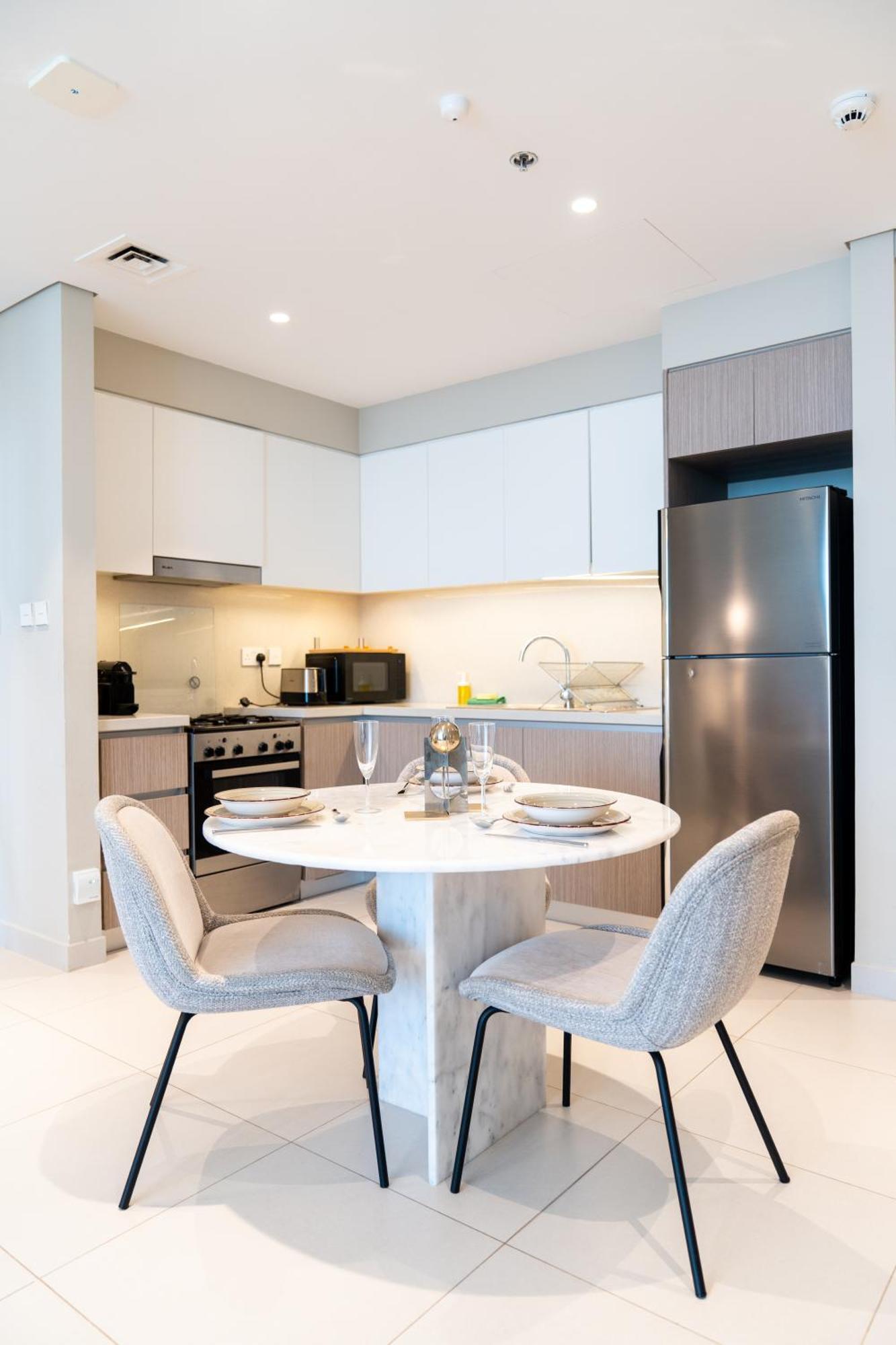 Apartamento Elegant Luxury With Stunning Views In Creek Harbour By Aya Boutique Dubai