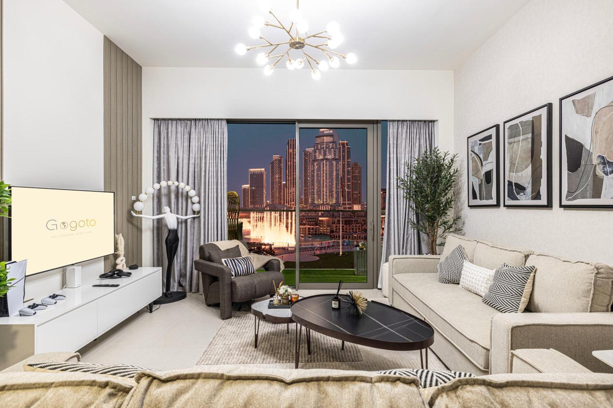 Apartment Luxury Burj And Fountain View 5 Min To Mall *