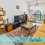Spacious 4-Bed In Jbr Rimal With Access To Beach!