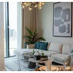 Charming 1Br With Cozy Balcony At Sobha Waves By Vibel