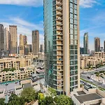Walk To Burj Khalifa From This 2Br With Skyline Balcony View