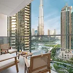 Prime 2Br Apartment With Burj Khalifa And Fountain Views - Next To Dubai Opera And Near Dubai Mall