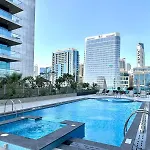 Modern Furnished Studio With Canal View , High Floor