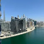Modern Furnished Studio With Canal View , High Floor