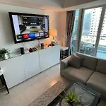 Marina View With Pool, Gym, Tennis Court, 5 Mins To Beach