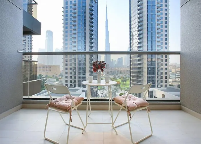 Amazing Studio In Downtown With Burj Khalifa View