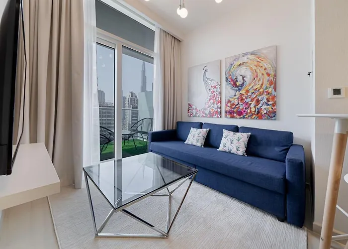 Alluring 1 Bd Apartment In Business Bay With Burj Khalifa View