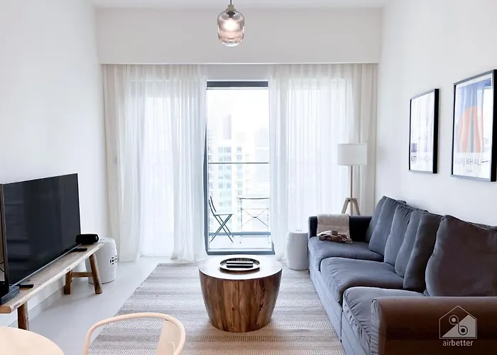 Luxury Burj Royale Modern Apt City View Balcony