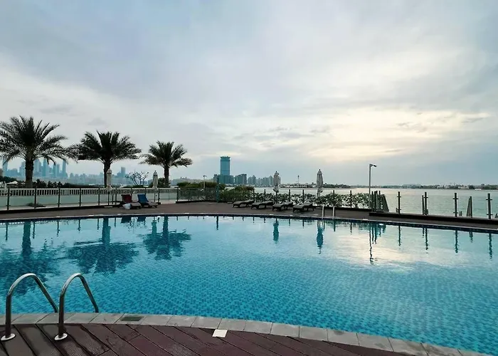 Modern 2Br In Palm Balcony With Burj Khalifa Views