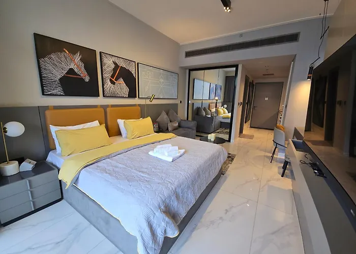 Luxurious Mag318 Studio Apartment In Business Bay Downtown Walking Distance From Dubai Mall & Burj Khalifa