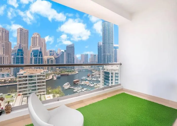 High Floor Spacious 3Br Chic W Amazing Marina View