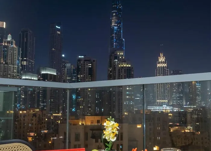 The Lavish Art House With Full Burj Khalifa View From All Rooms - Amazing Balcony Setup - Infinity Pool - Near Dubai Mall Downtown