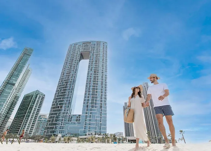 Beachfront Bliss 2Br Dubai Eye & Full Sea View At The Address Beach