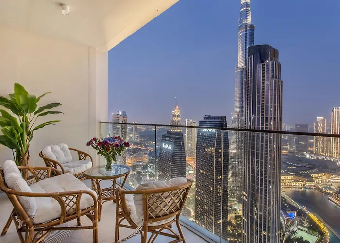 High Floor Apartment With Full Burj Khalifa View, Opera & Fountain - Downtown Dubai - Forte Tower By Stayfinity
