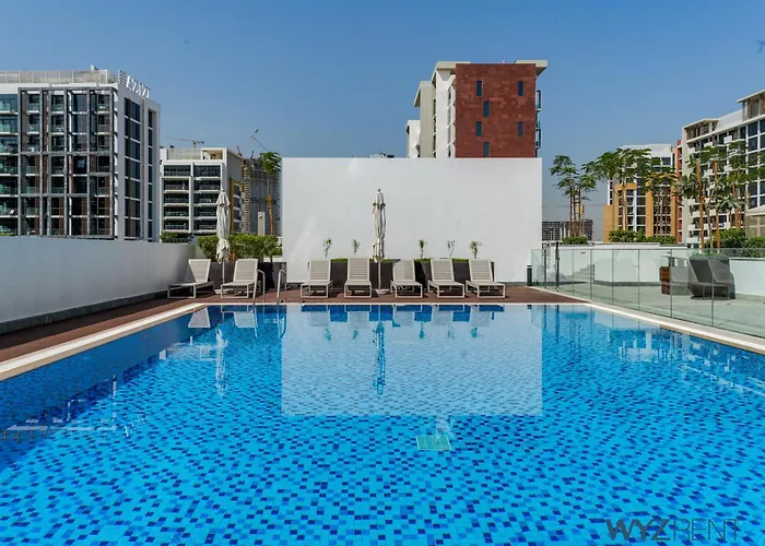 Unique Studio In Azizi Riviera,City & Pool View
