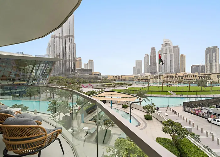 Panoramic 2Br With Pool & Burj View Next To Mall