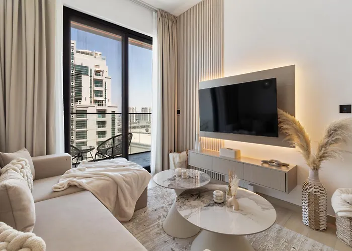 Modern 1Br Apartment - Jvc - Wifi - Pool - Gym