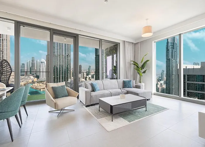 Downtown Dubai 4Br High-Floor Luxury That Sleeps 9