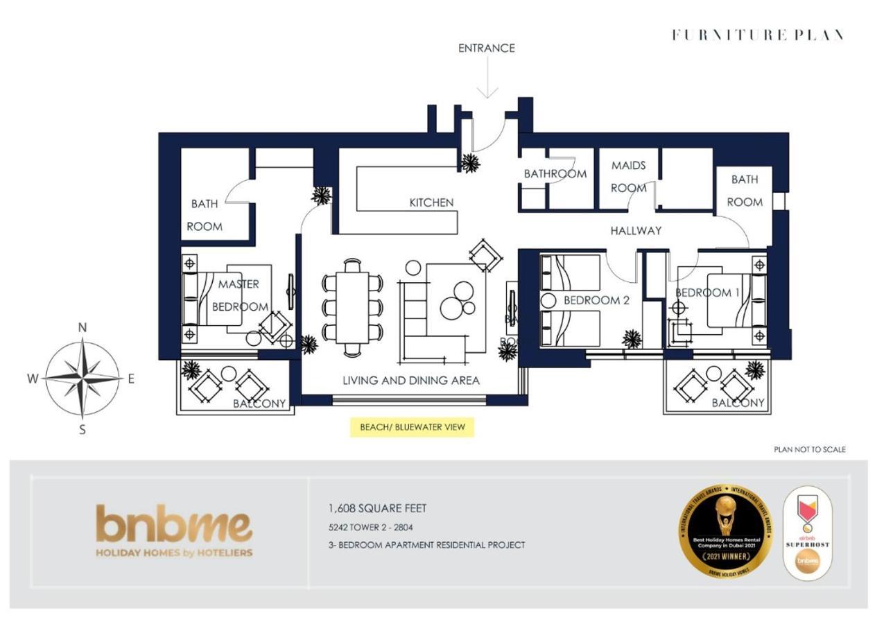 Apartment Bnbmehomes - Luxe High Floor - Full Seaview - 2804