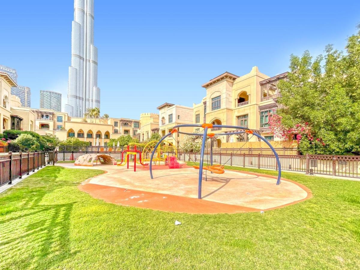 Burj Khalifa Partial View Peak Living Luxury 2br Souk Al-bahar Beside Mall-golden Homes