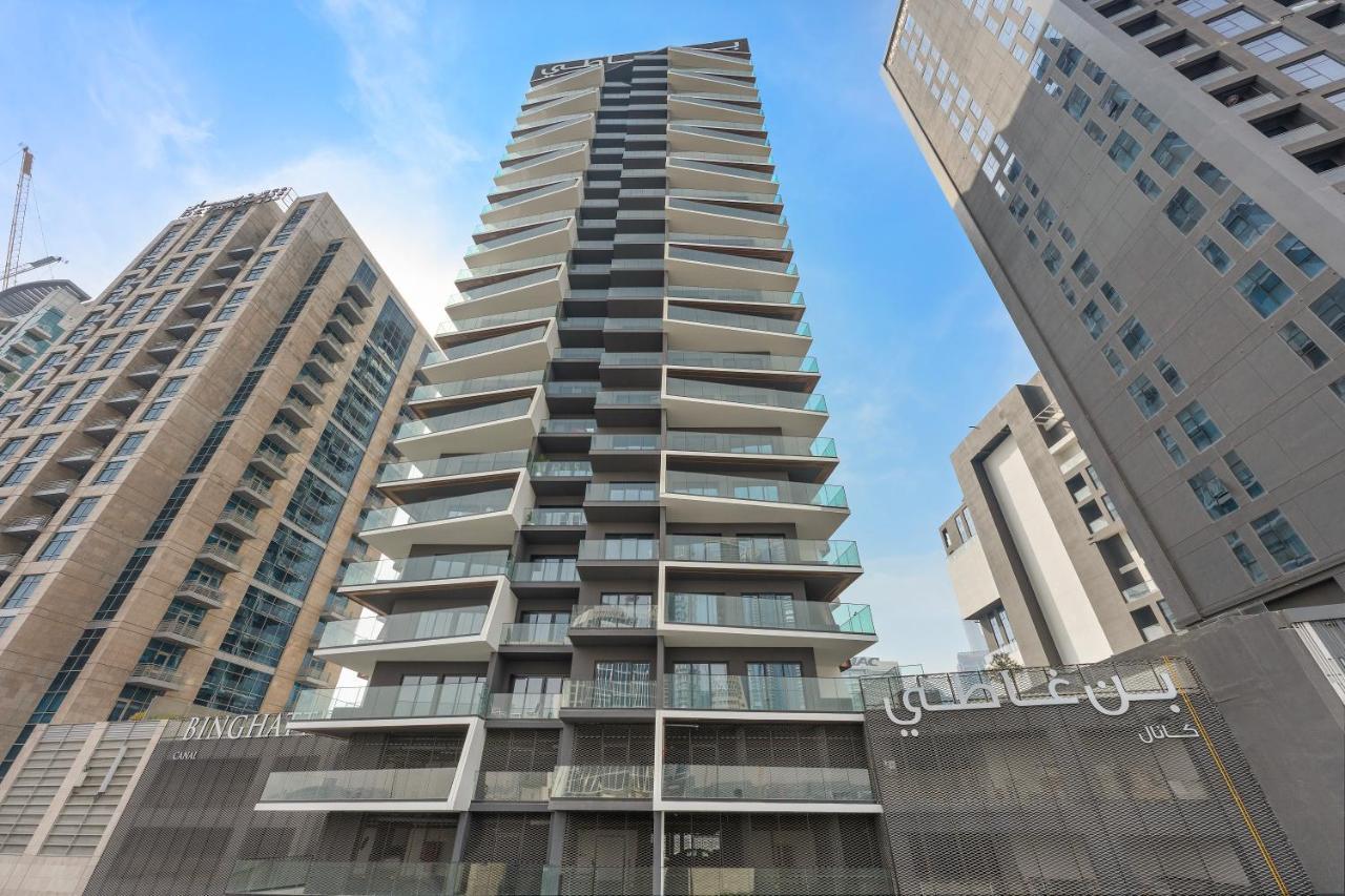 Welhome - Contemporary 1br In Binghatti Canal & Burj Views Apartment *