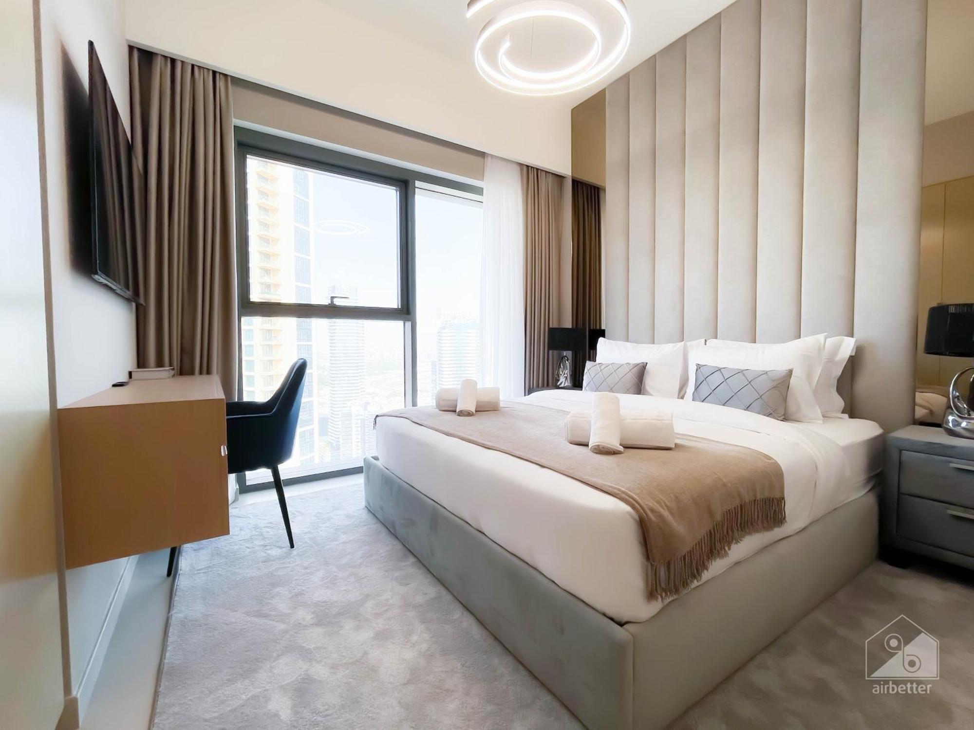 Luxury Burj Royale Balcony Burj Khalifa View Daire *