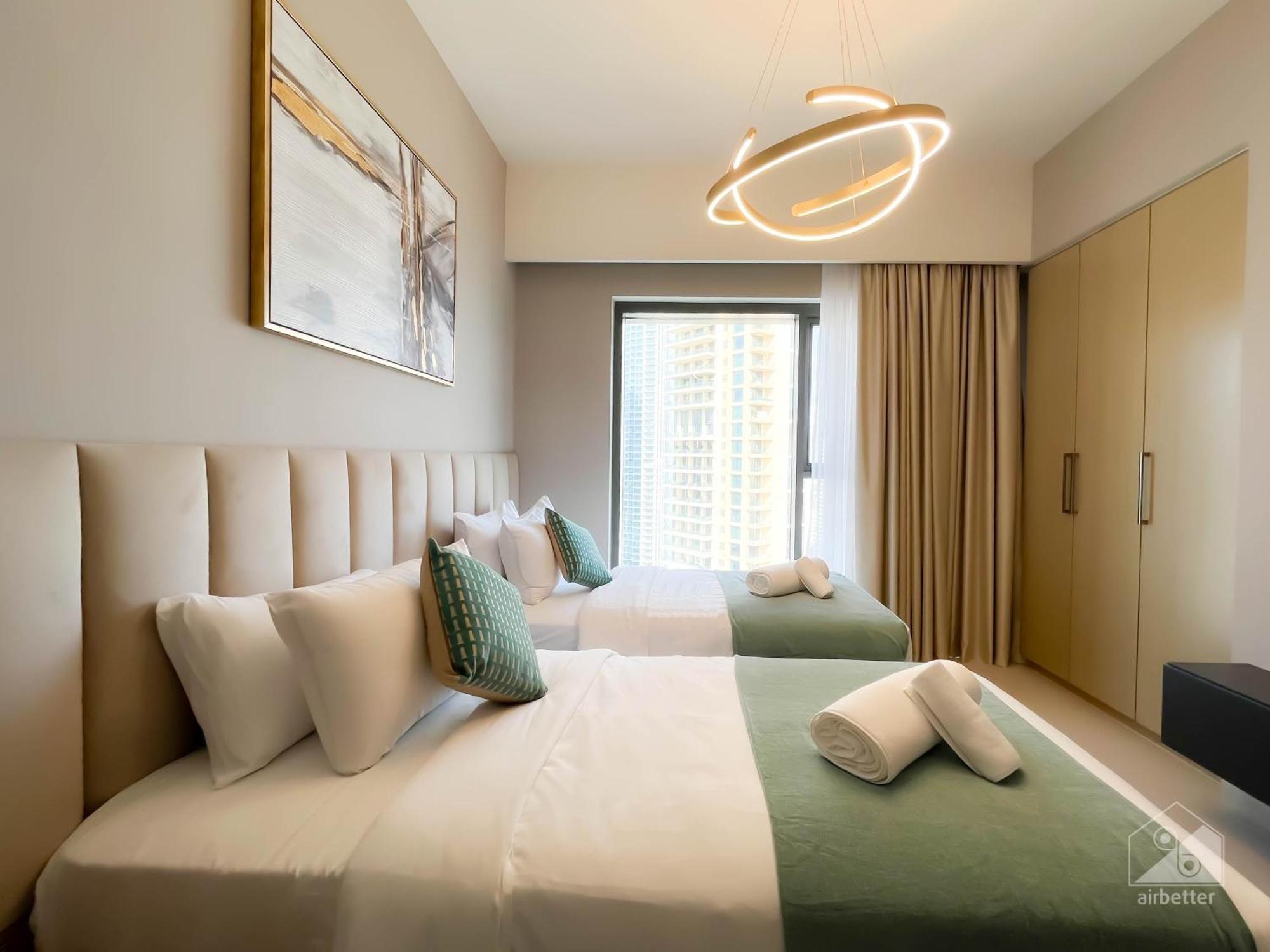 Luxury Burj Royale Balcony Burj Khalifa View Daire