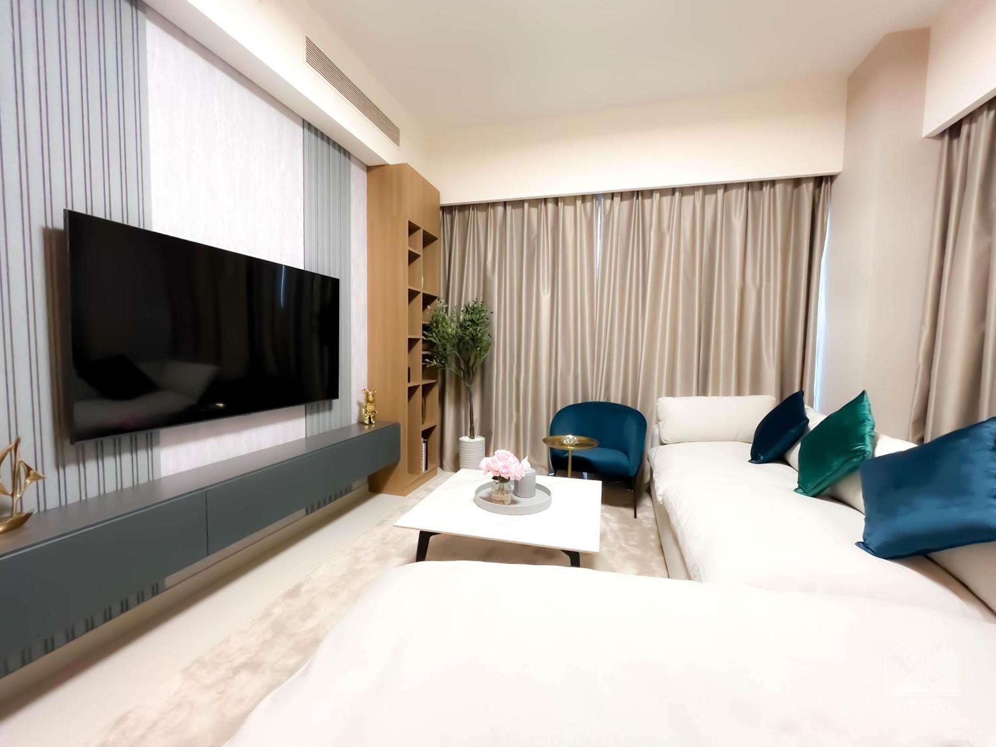 Luxury Burj Royale Balcony Burj Khalifa View Daire