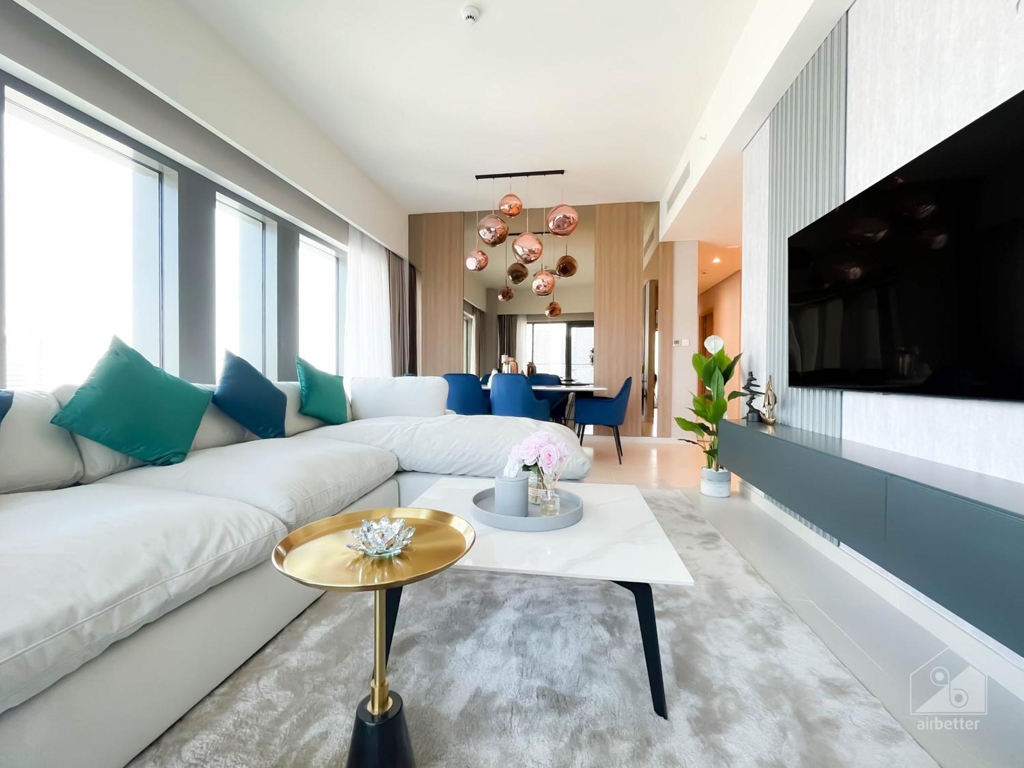 Luxury Burj Royale Balcony Burj Khalifa View Daire *