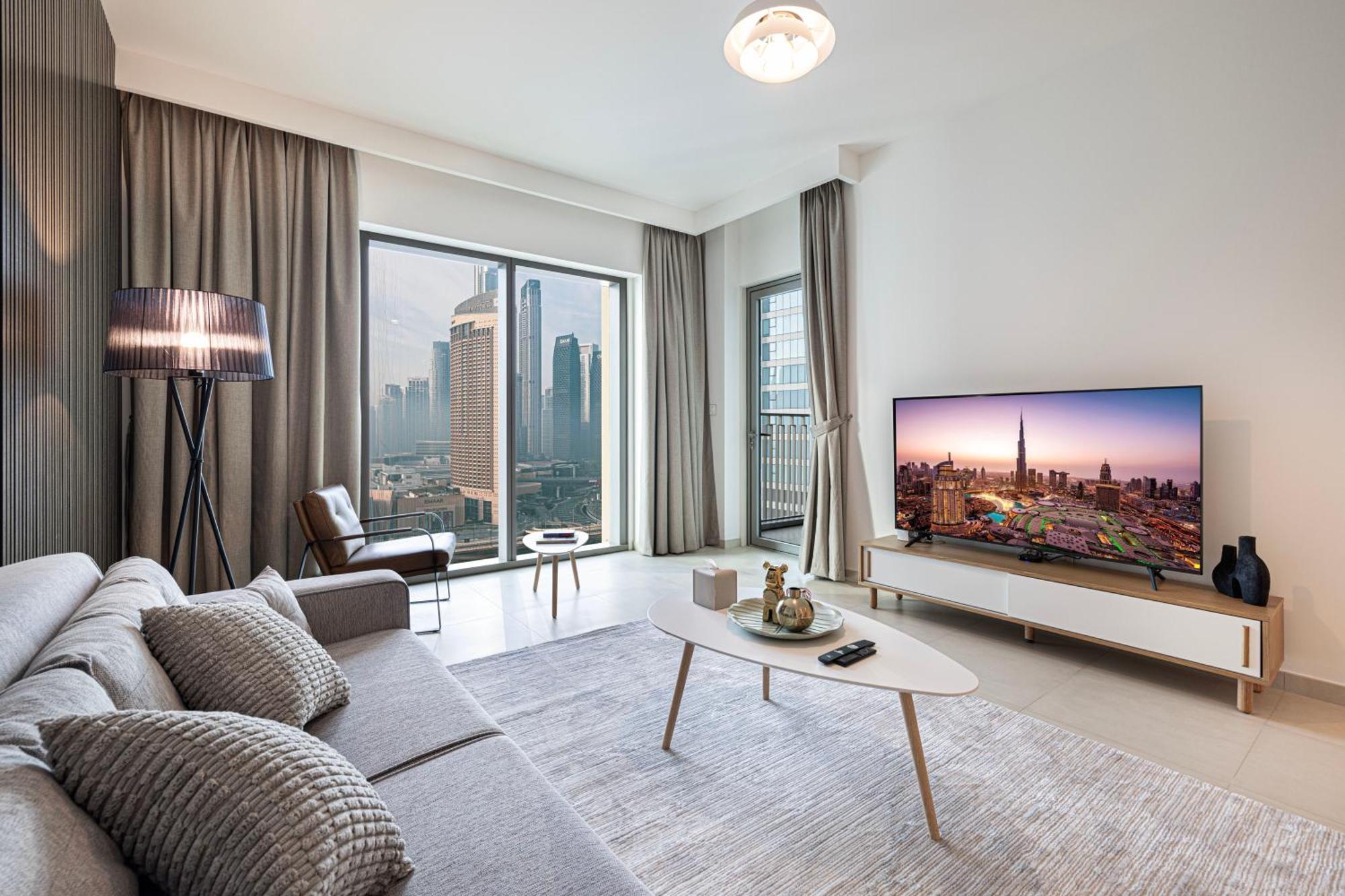 Smartstay At Downtown Views - Burj Khalifa View - Brand New Luxury Daire