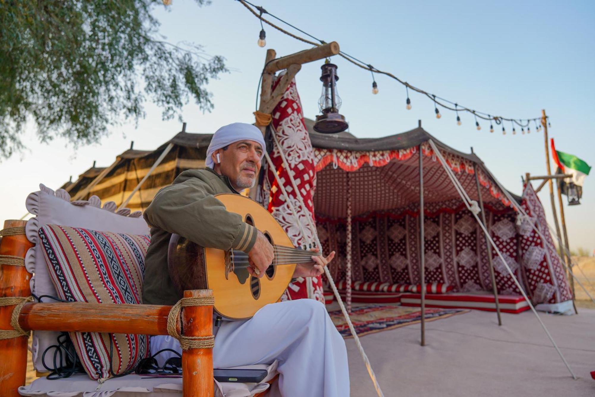 Luxury tent Al Marmoom Oasis Luxury Experiential Desert Dubai