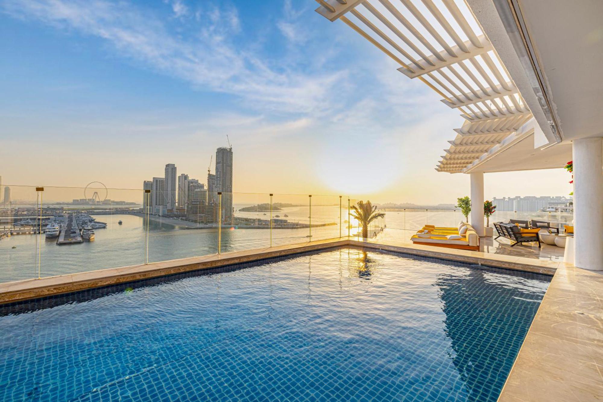 Apartamento Five Palm And - Luxury Penthouse Full Sea Marina View & Private Pool *