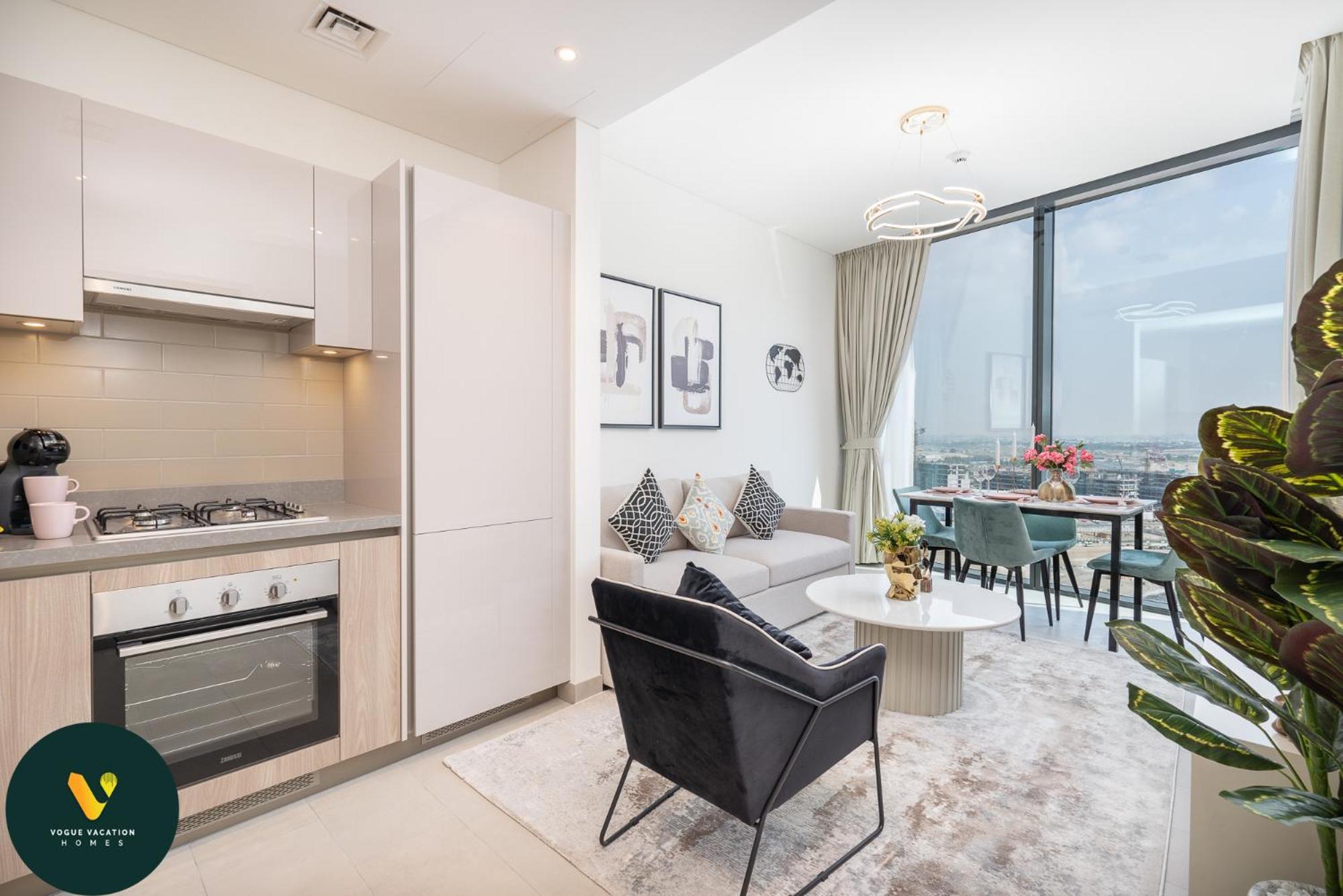 Apartamento Vogue Sobha Hartland Lush Oasis Near Downtown Dubai