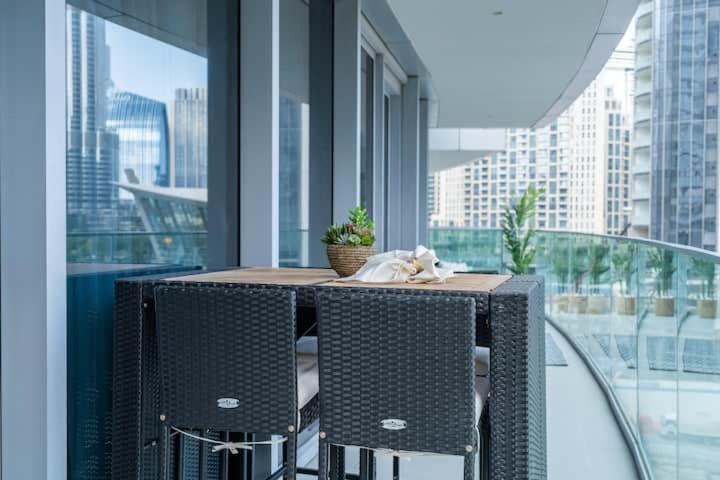 Apartment Vogue Downtown - Opera Grand - Burj Khalifa & Fountain Views *