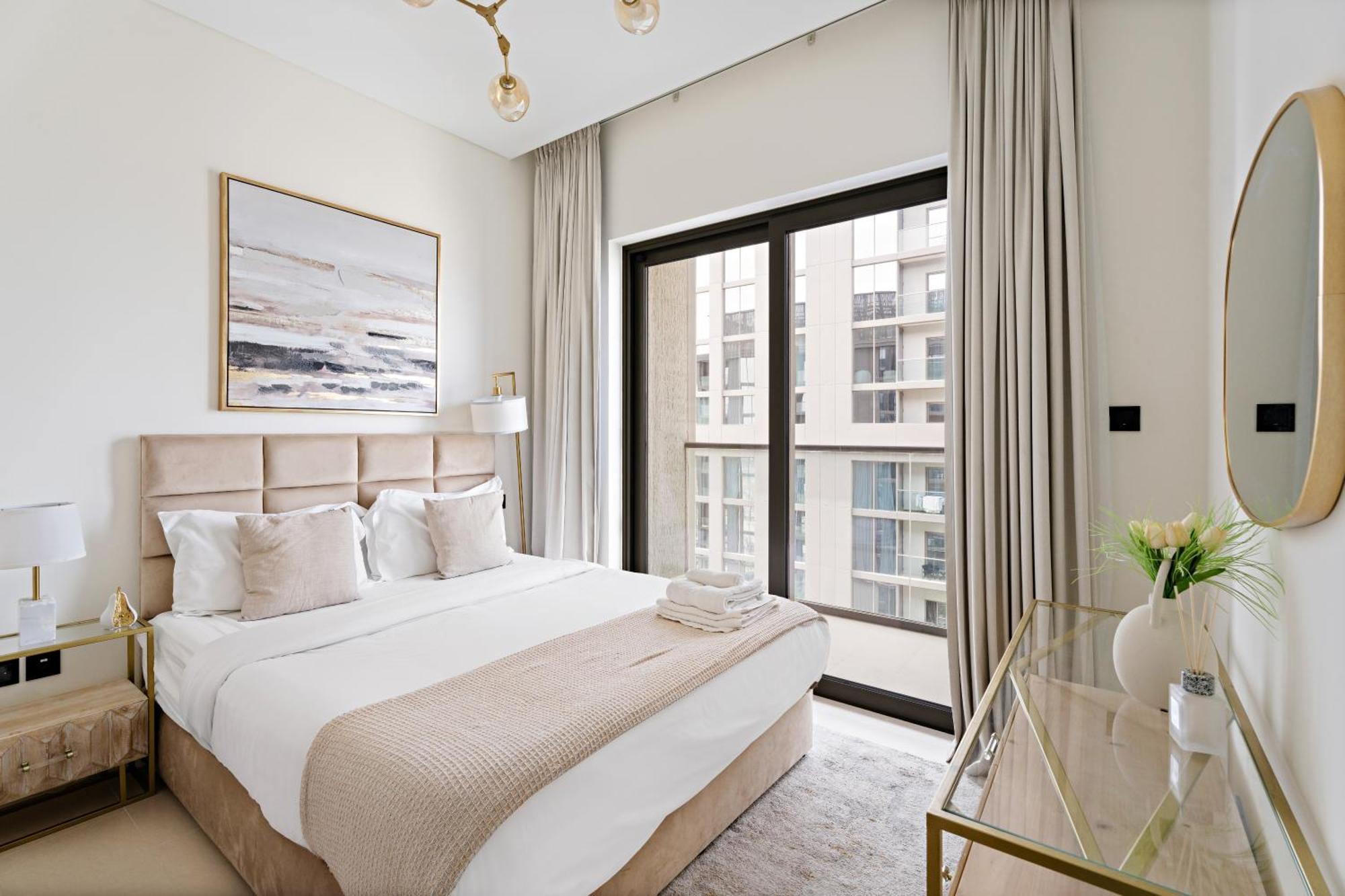 Apartment Beautiful 2 Bedroom Next To Business Bay - Sobha Creek Vista Dubai