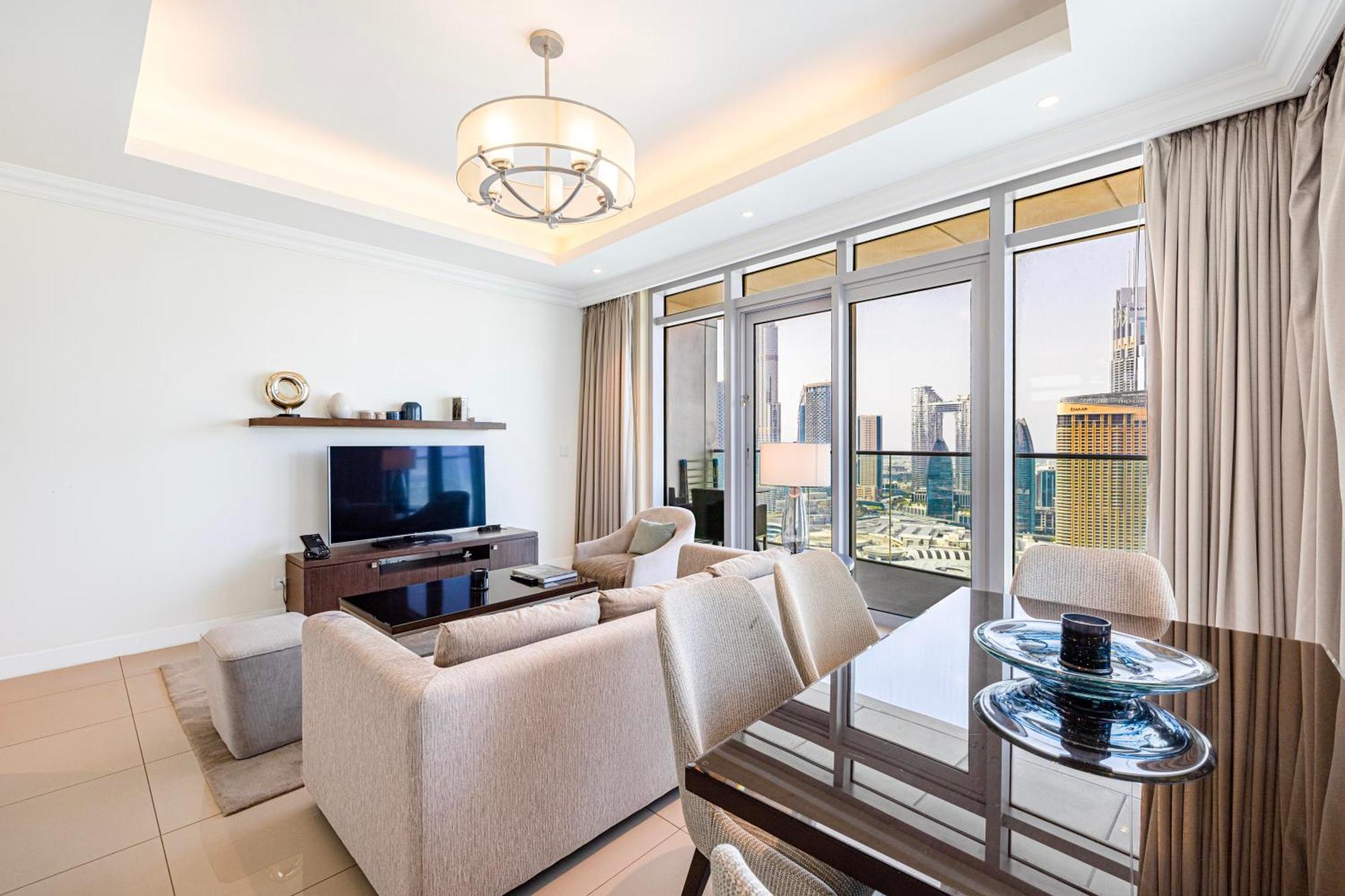 The Address Fountain Views 2 Bedroom With Burj Khalifa View And Access To Mall Apartamento Dubai