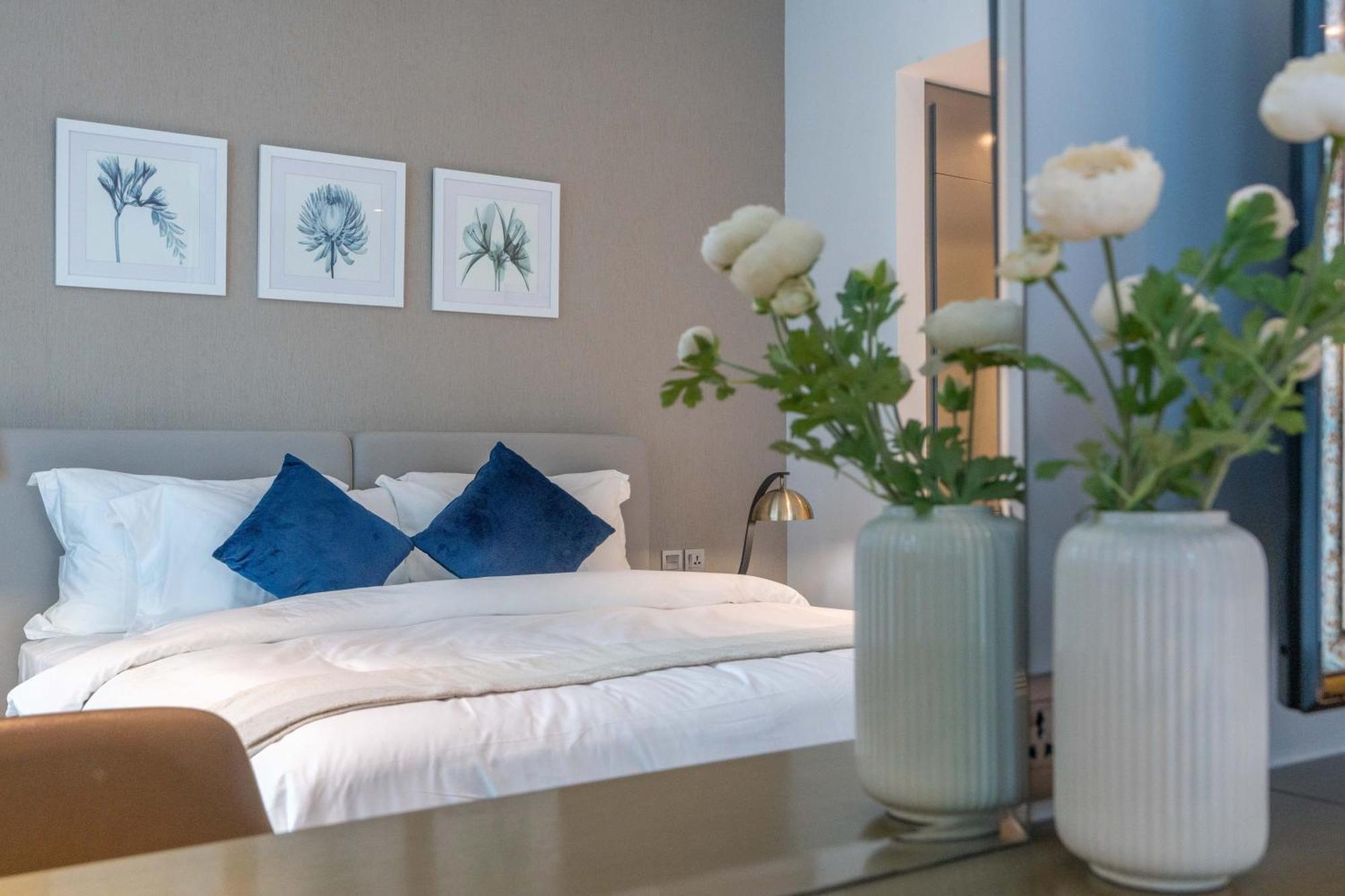 Daire Spacious Luxe Family With Canal & Burj Khalifa View *