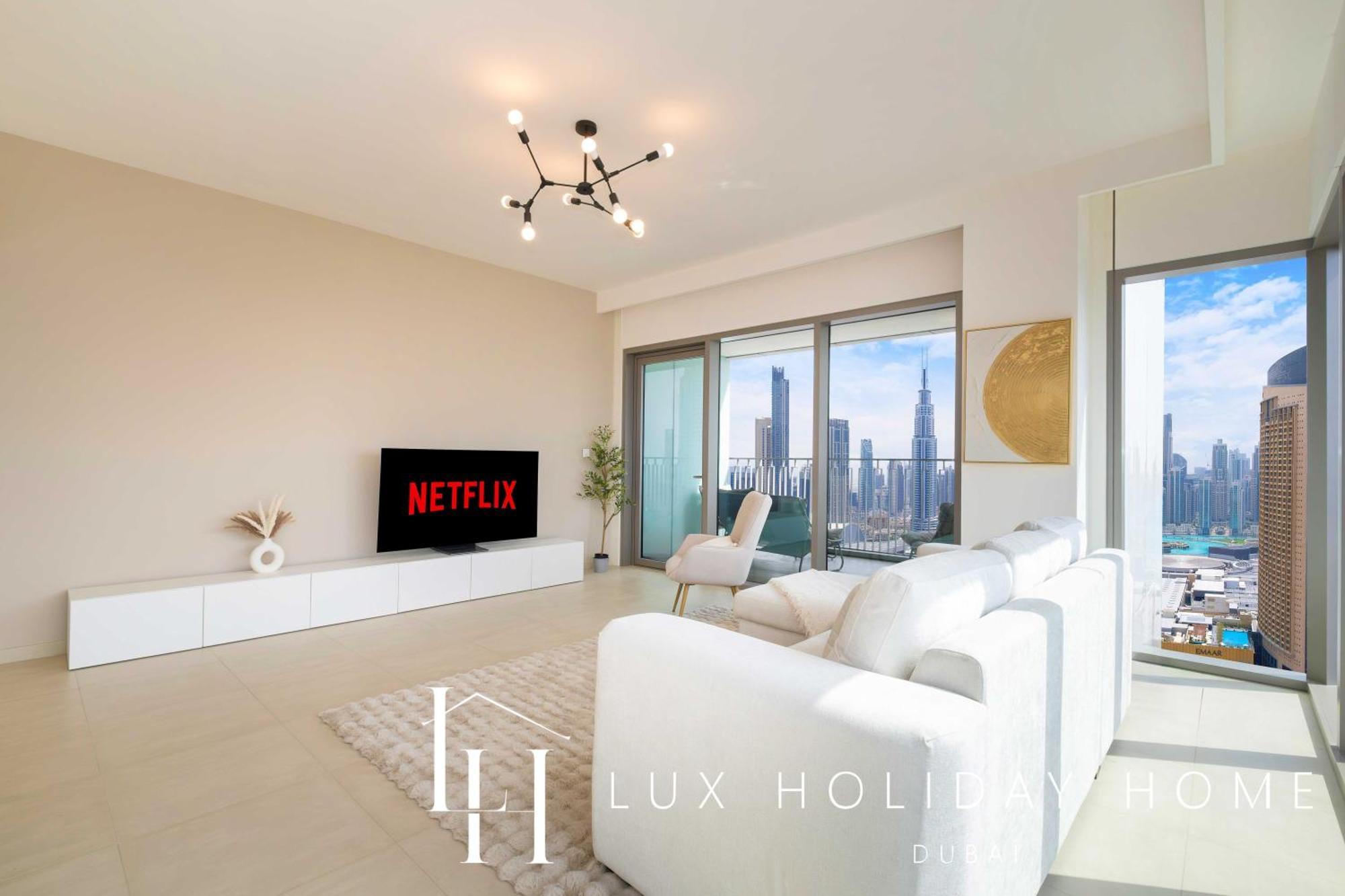 Lux The Burj Khalifa Downtown View Apartment *