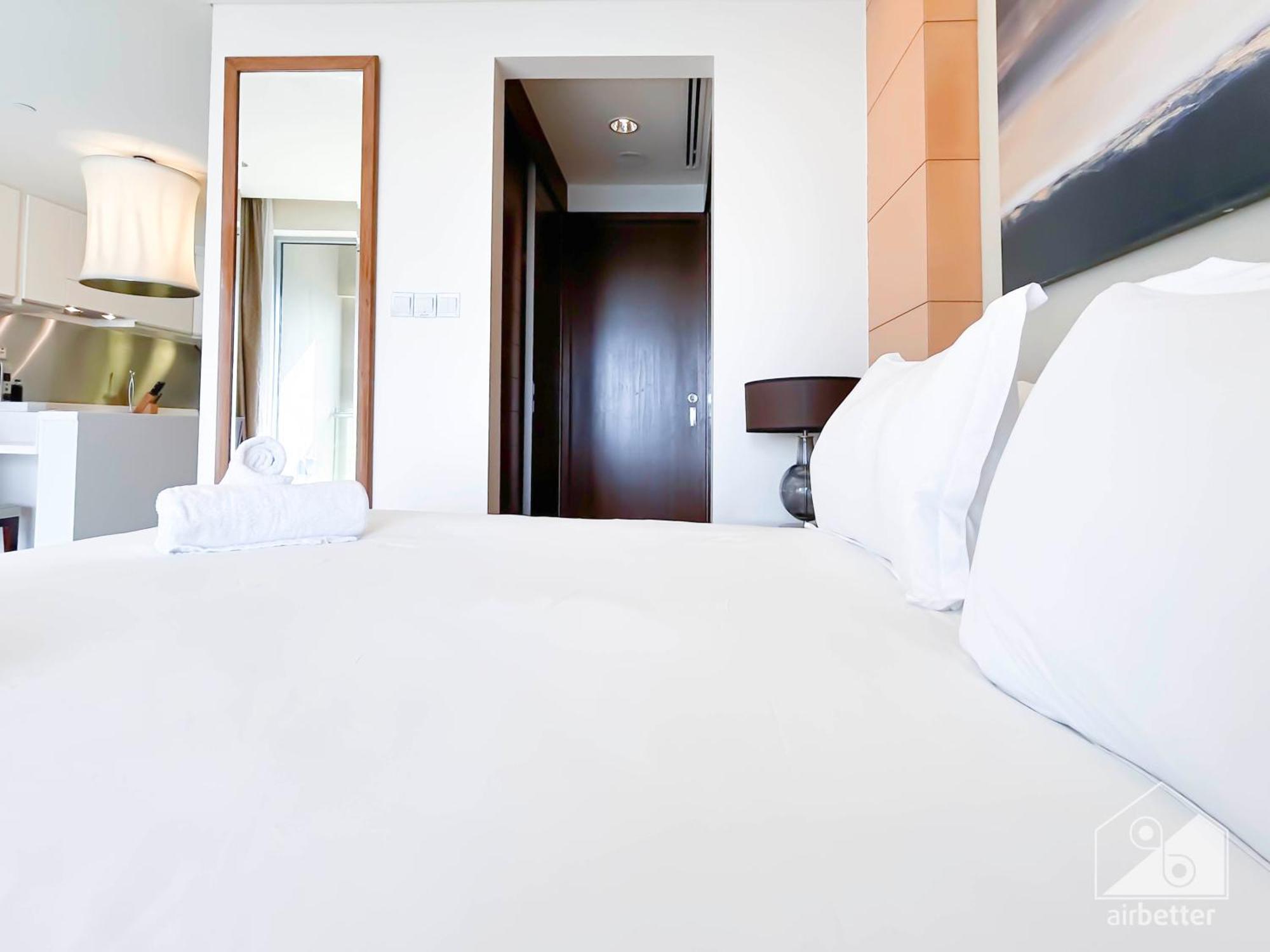Address Mall Balcony Burj View Apartment Dubai