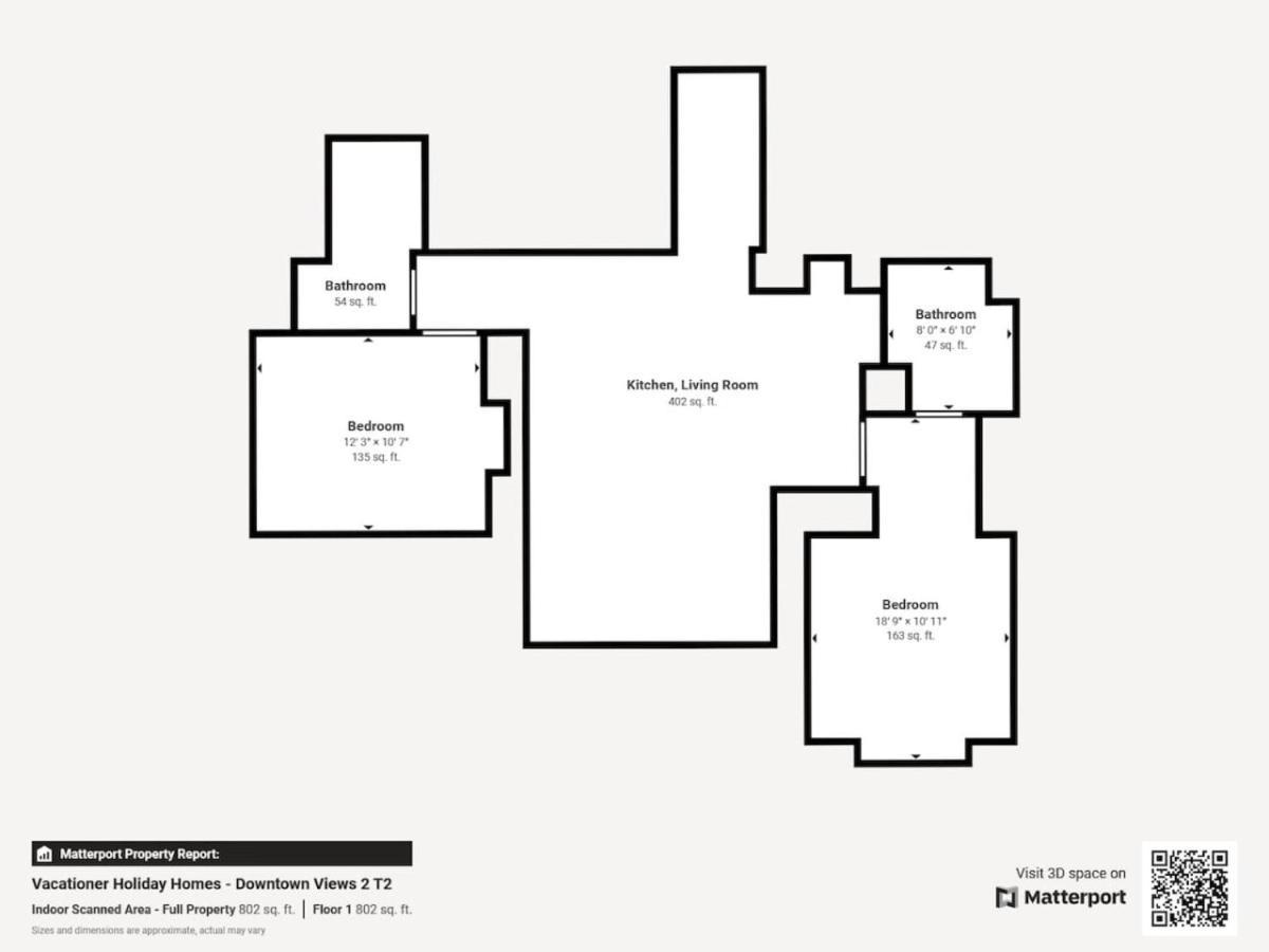 Apartment Downtown Views 2 - Sleek Two Bedroom