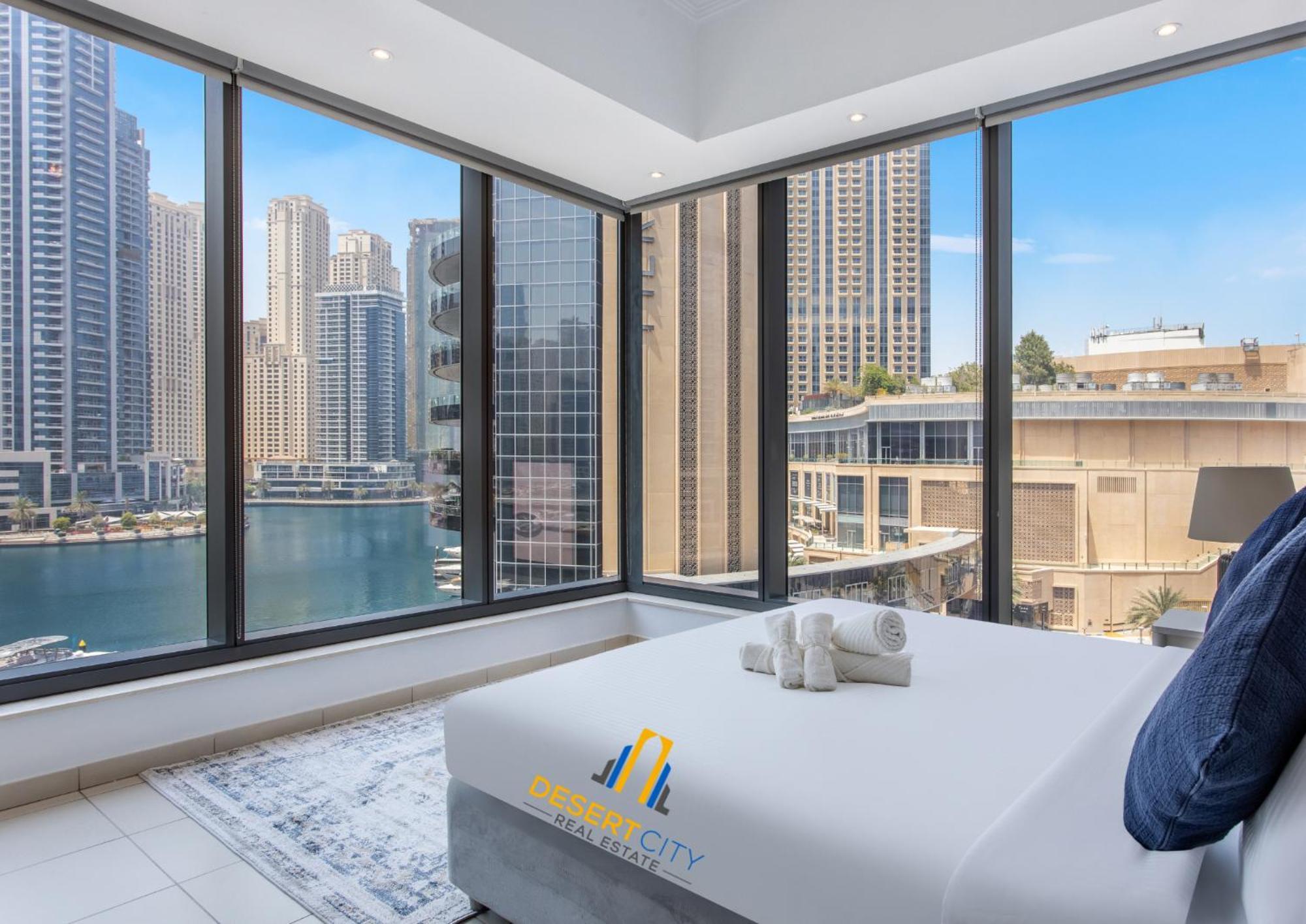 One Bed In Marina With Marina Views, Hosted By Desert Apartment