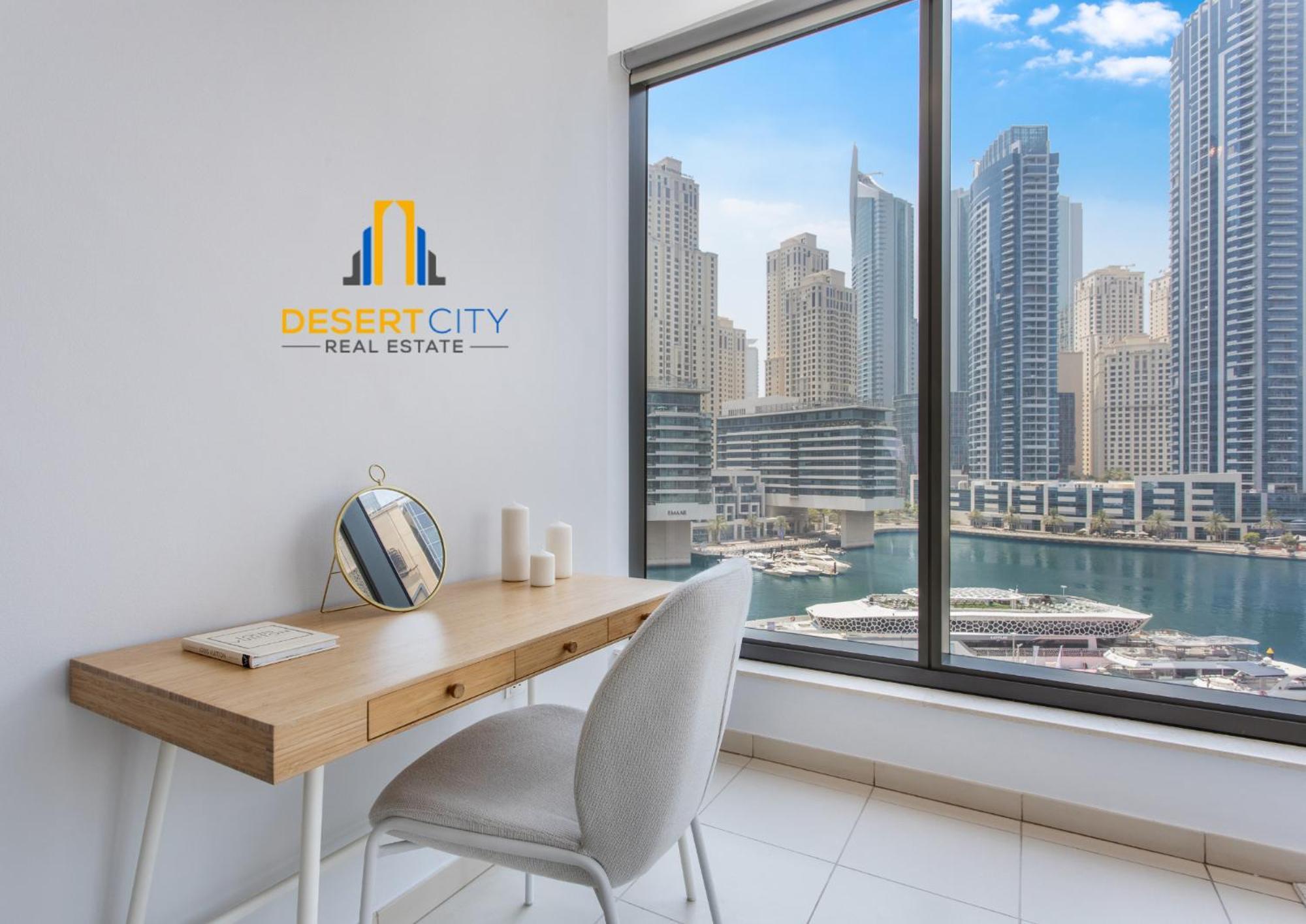 One Bed In Marina With Marina Views, Hosted By Desert Apartment Dubai