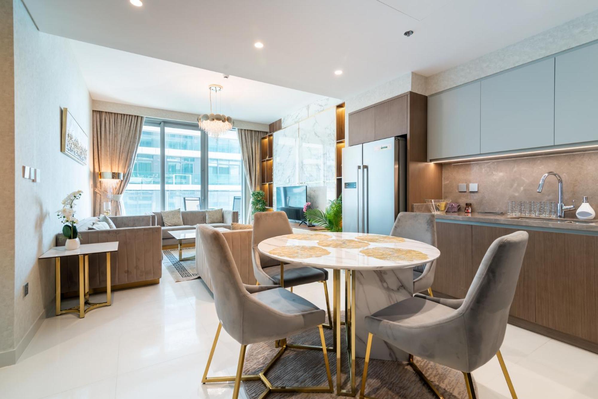 Apartment Beachfront Luxury - Stunning Views On The Palm & Marina - Private Beach