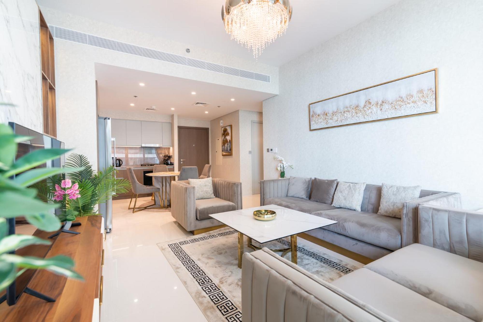 Apartment Beachfront Luxury - Stunning Views On The Palm & Marina - Private Beach Dubai