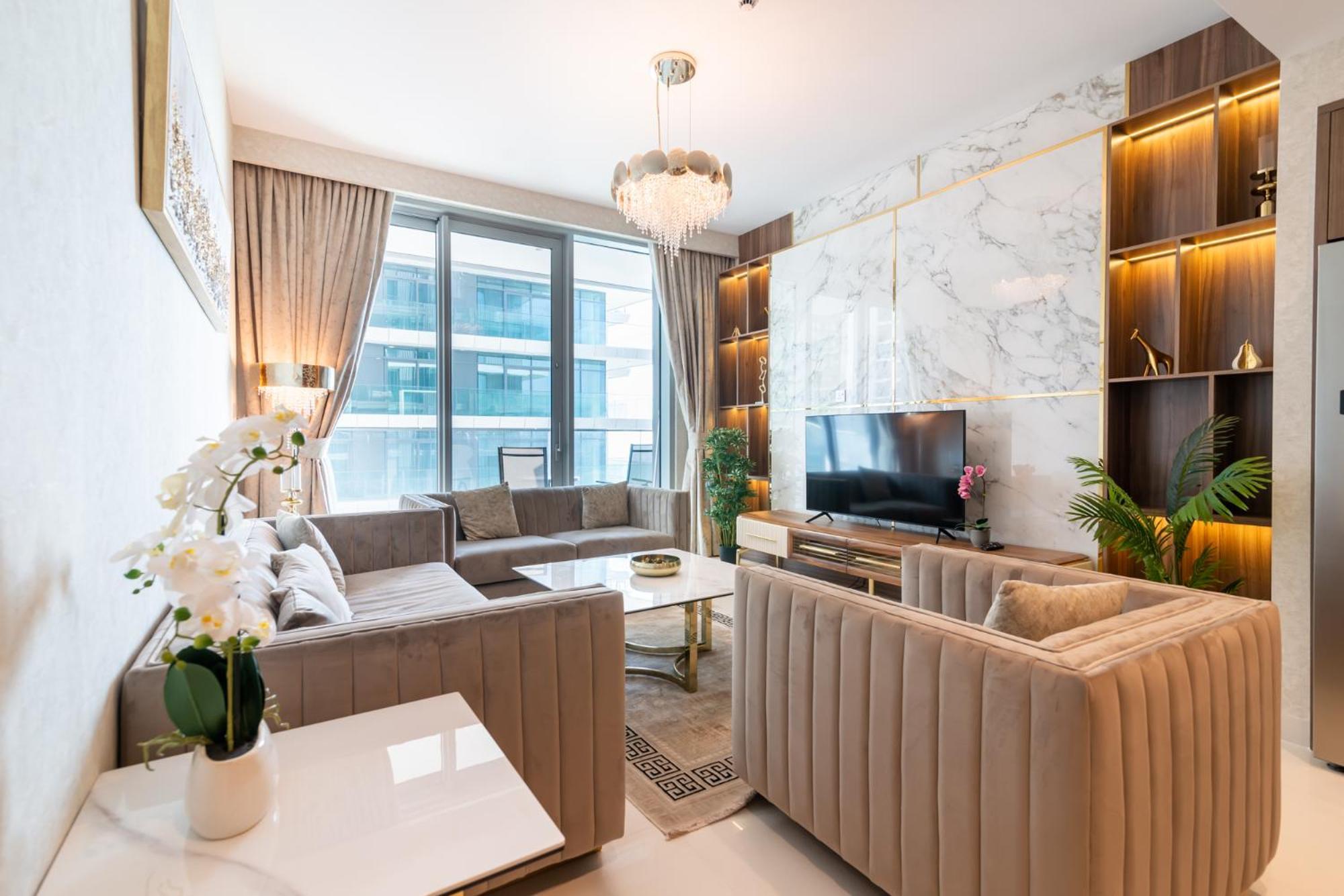 Apartment Beachfront Luxury - Stunning Views On The Palm & Marina - Private Beach