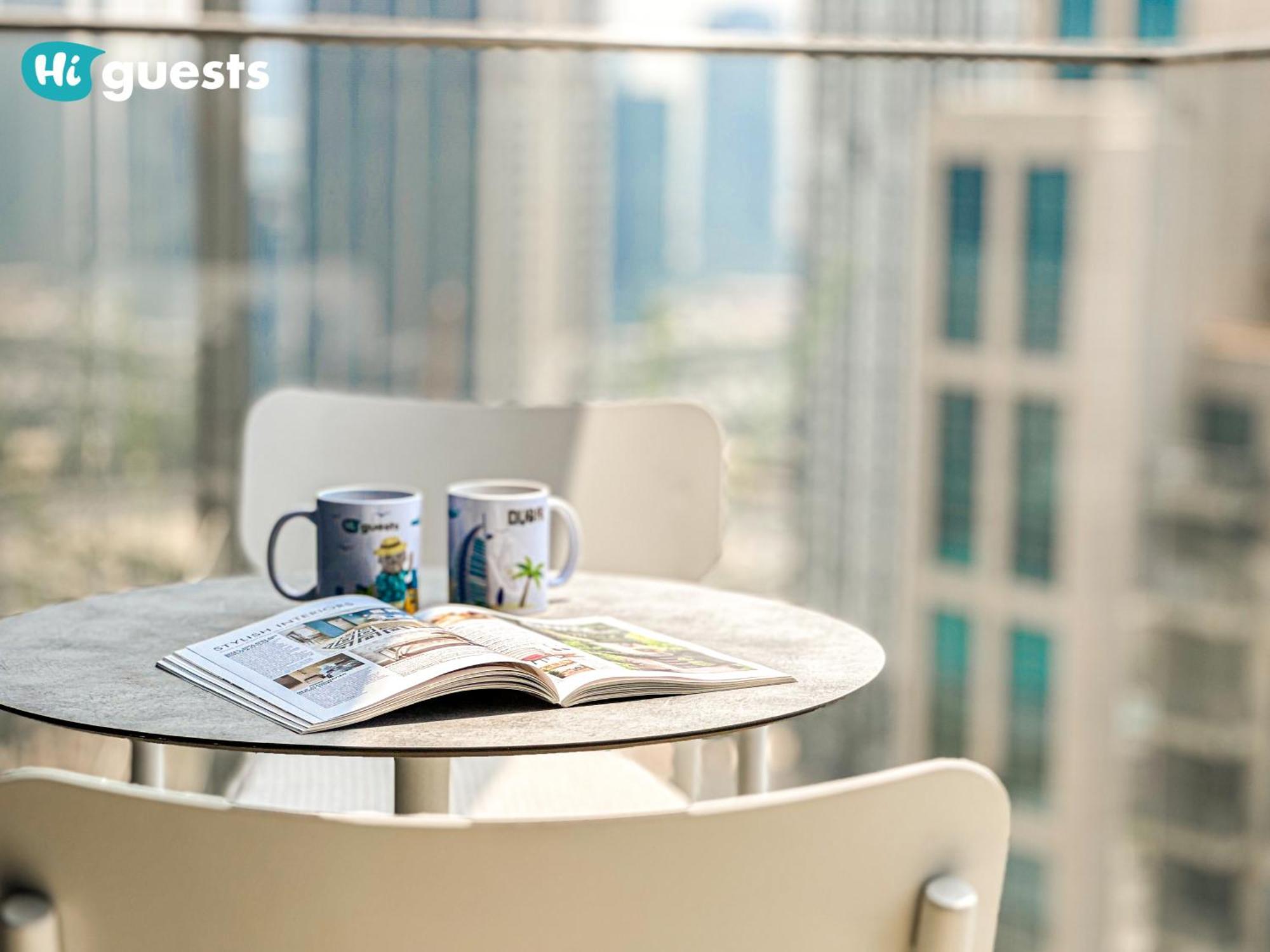 Higuests - Sky-high Experience Luxe Living On The 24th Floor Daire Dubai