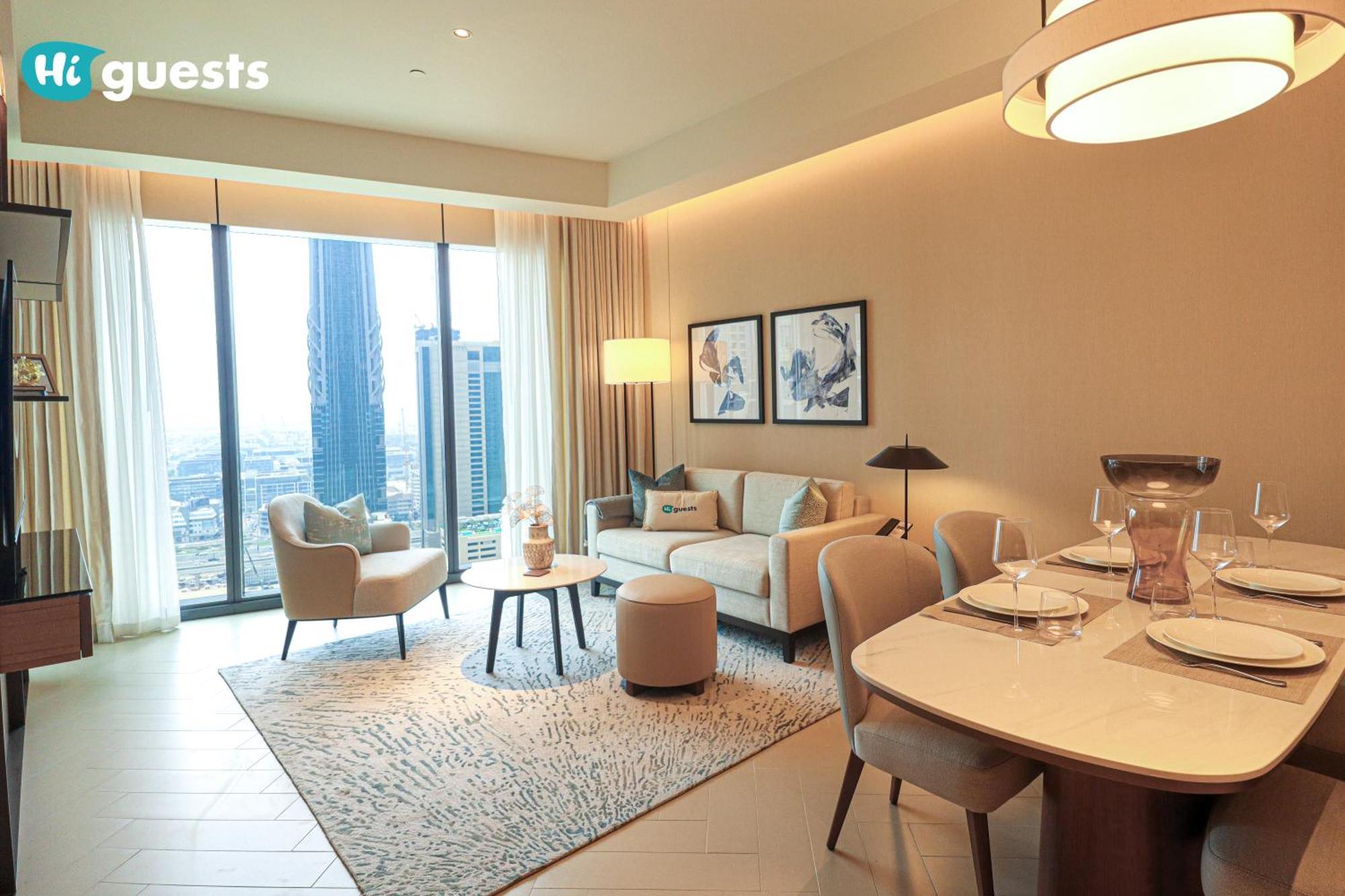 Daire Higuests - Sky-high Experience Luxe Living On The 24th Floor Dubai